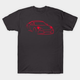 911 car sport racing race red T-Shirt